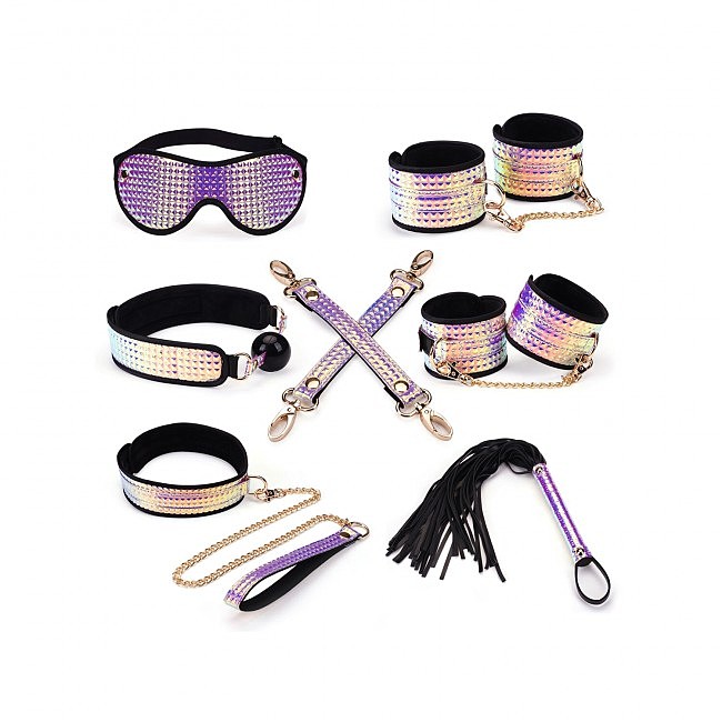  Liebe Seele Pink Glossy 7pcs Bondage Kit, ,   , , , 