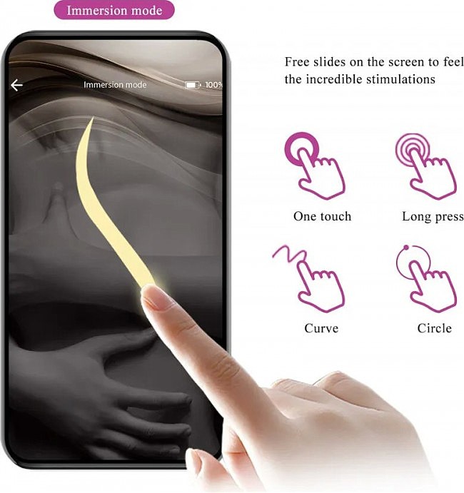 - Pretty Love Liam RC Control Vibrator Purple