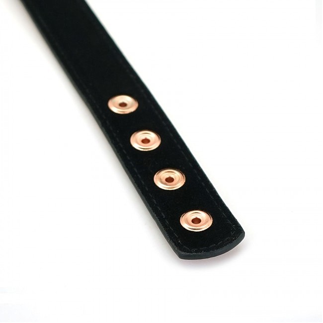      Liebe Seele Rose Gold Memory Collar with Nipple Clamps, 