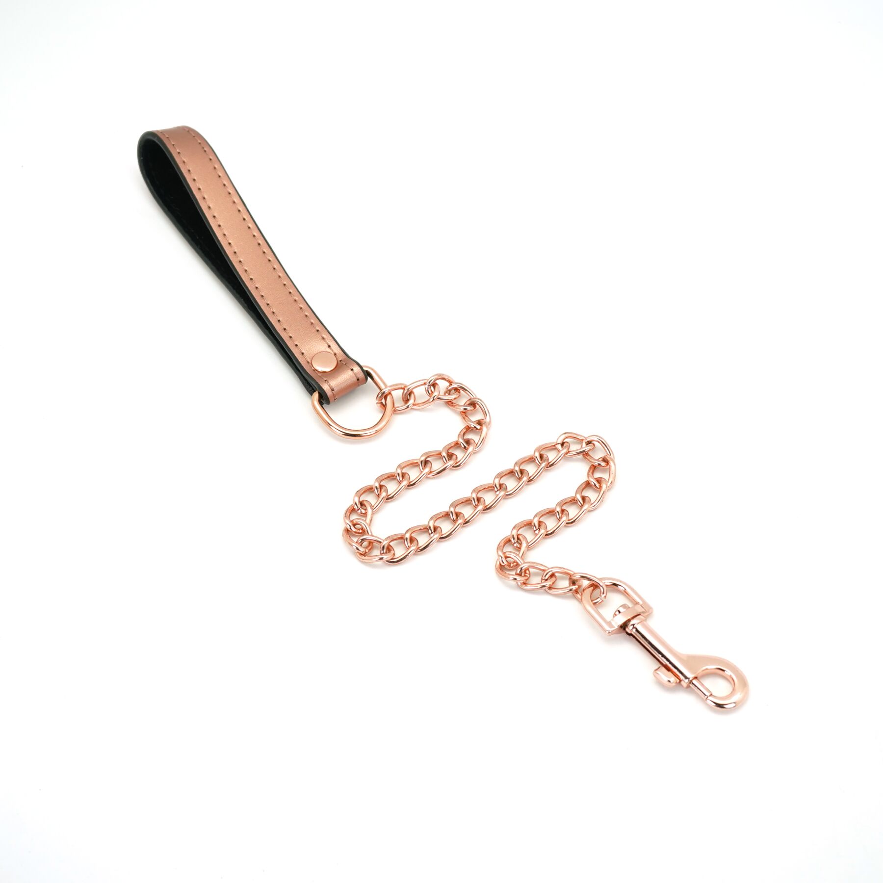     Liebe Seele Rose Gold Memory Collar with Leash,  