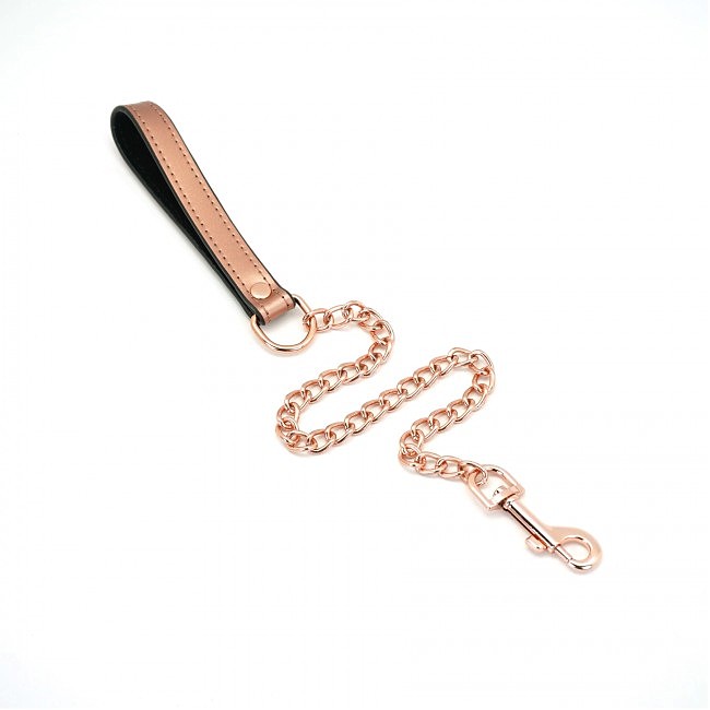     Liebe Seele Rose Gold Memory Collar with Leash,  
