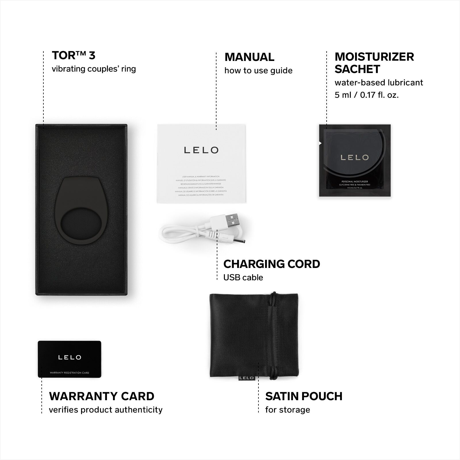     LELO Tor 3   , 4,7 &#215; 2,2 &#215; 6 