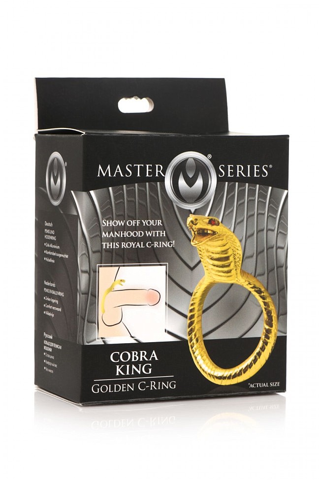      Master Series Cobra King Golden Cock Ring