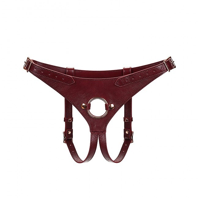     Liebe Seele Wine Red Strap on Harness,  