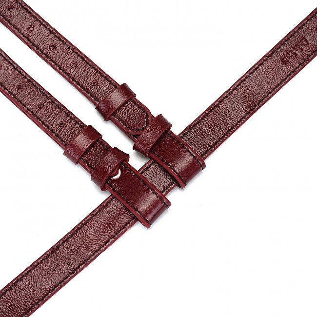     Liebe Seele Wine Red Strap on Harness,  