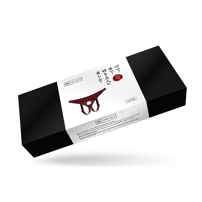     Liebe Seele Wine Red Strap on Harness,  