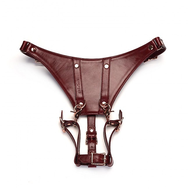    Liebe Seele Wine Red Forced Orgasm Strop,  