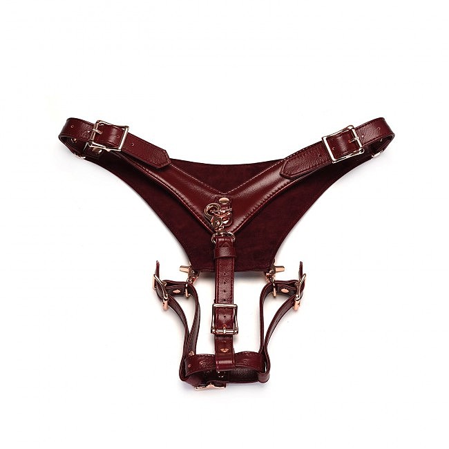     Liebe Seele Wine Red Forced Orgasm Strop,  