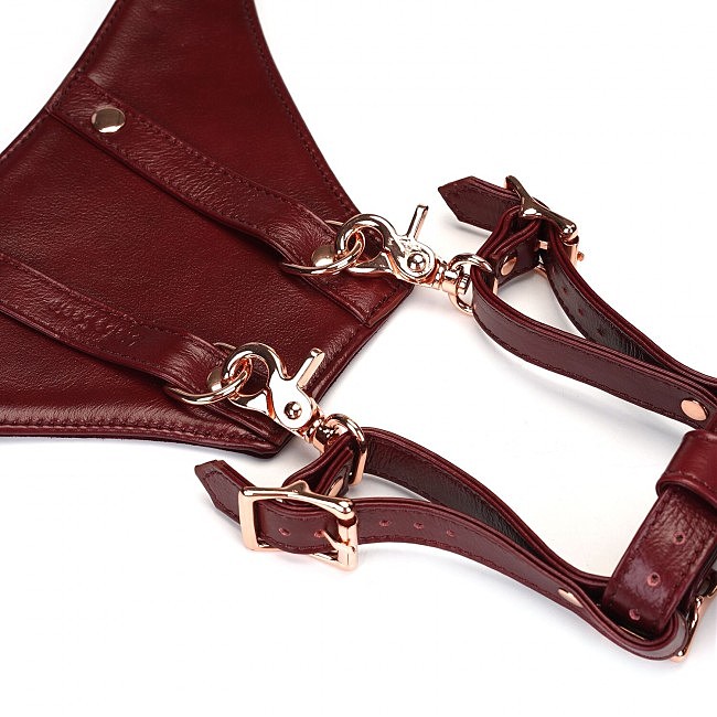     Liebe Seele Wine Red Forced Orgasm Strop,  