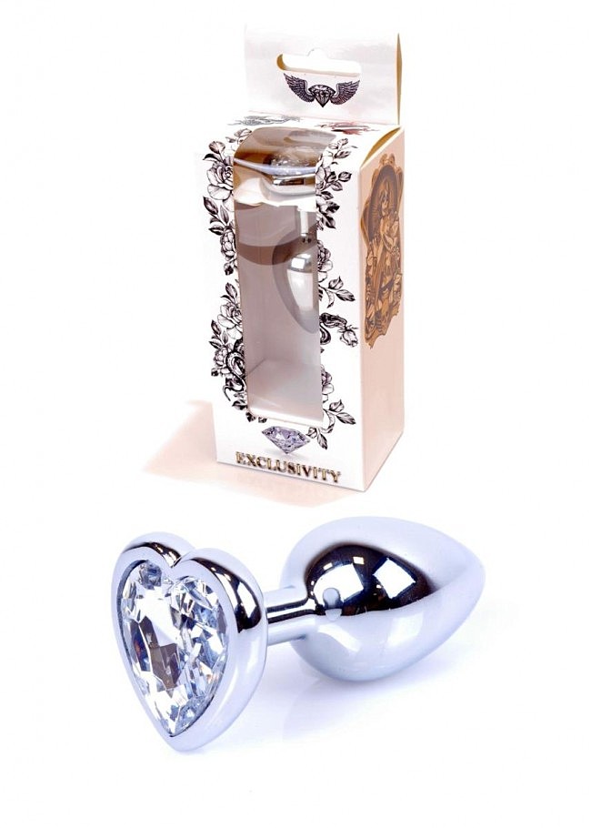    Jewellery Silver Heart PLUG, 7  2,7 