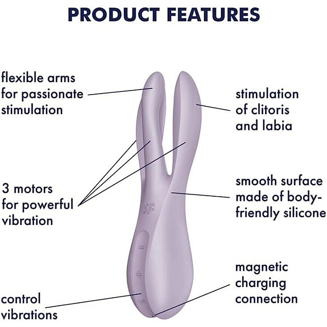   Satisfyer Threesome 2   , 14  5,6  3,7 