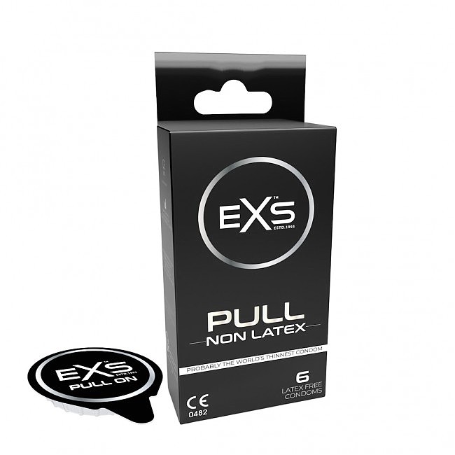     EXS Pull Non-Latex Condom, 1 