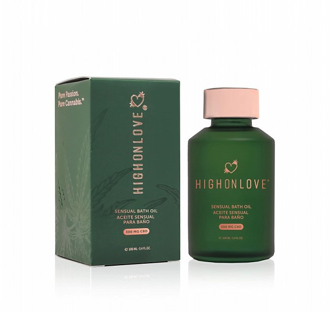     CBD HighOnLove Sensual Bath Oil, 100 