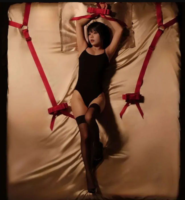     UPKO Bowknot Bed Restraint Straps  , 