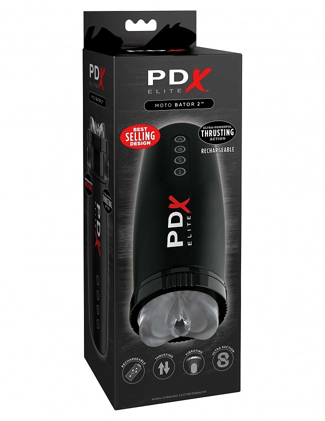   Pipedream PDX Elite Moto Bator 2 
