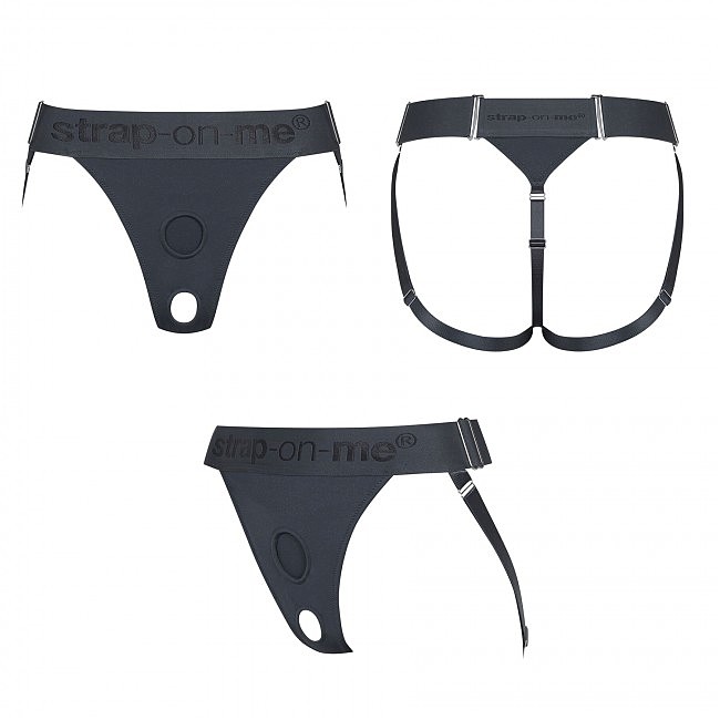   Strap-On-Me Harnais Lingerie Unique  One Size  Grey  