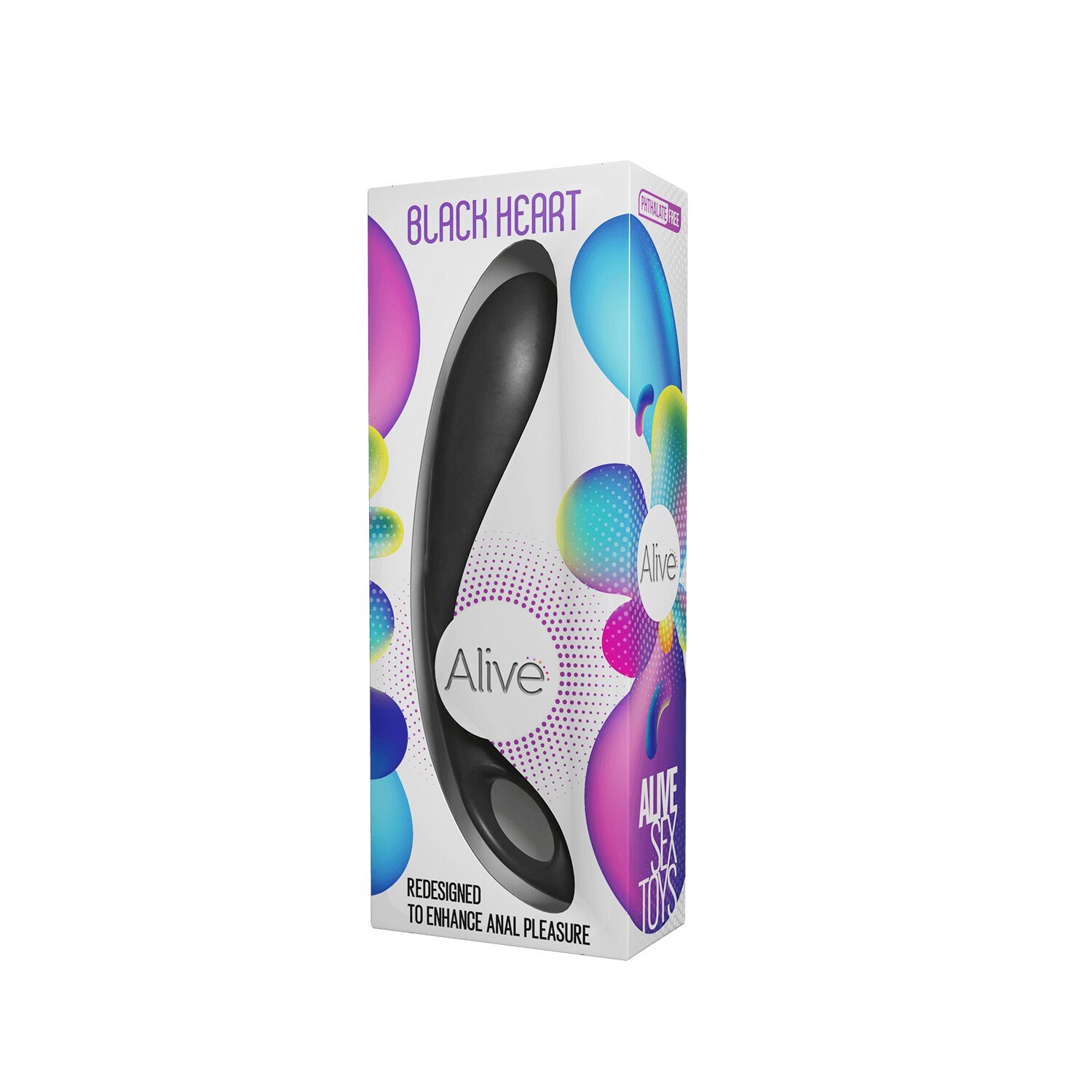   Alive Black Heart Teal Black, 10  3,6   