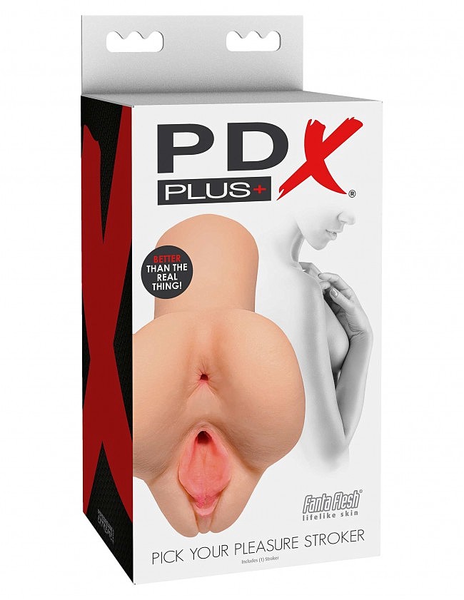  + Pipedream PDX Plus Pick Your Pleasure Stroker, 16,5 