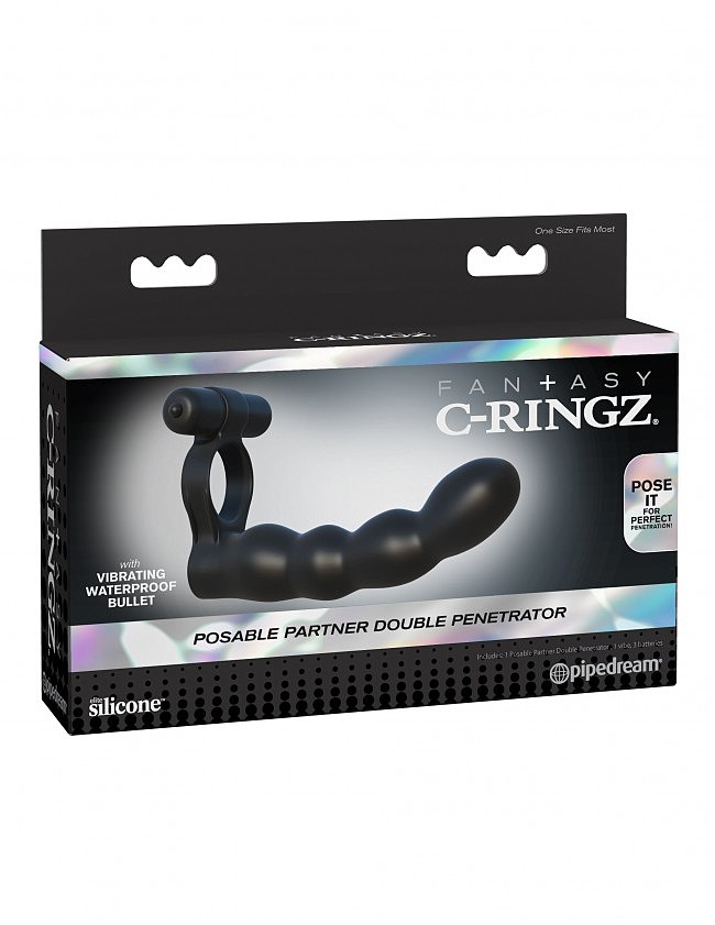     Pipedream Fantasy C-Ringz Posable Partner Double Penetrator  