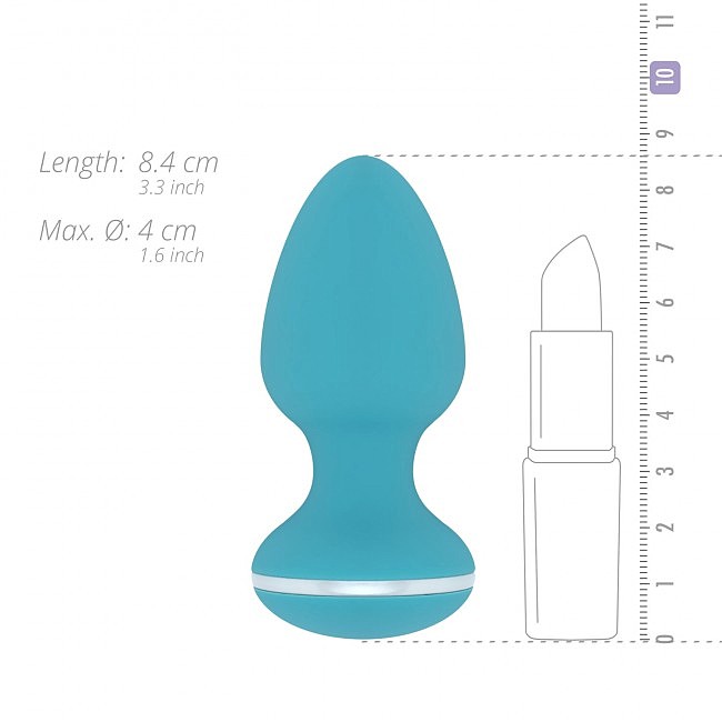   Cala Azul — Blanca Vibrating anal plug 