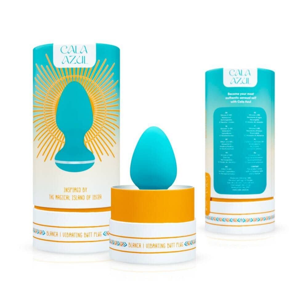   Cala Azul — Blanca Vibrating anal plug 
