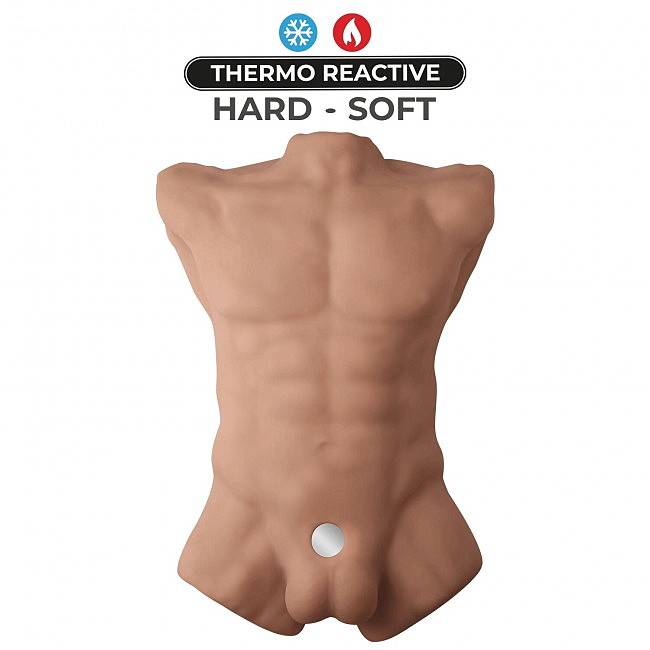      SilexD Apollo L Male Torso Caramel, 54 &#215; 38 &#215; 12 