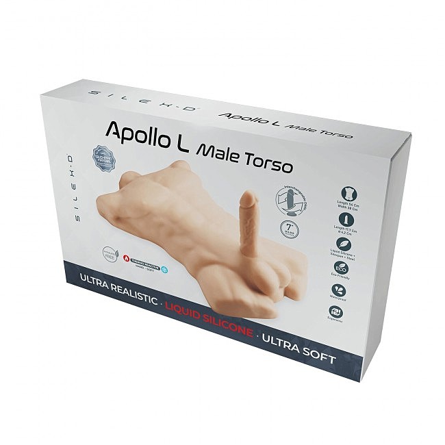       SilexD Apollo L Male Torso, 54 &#215; 38 &#215; 12 