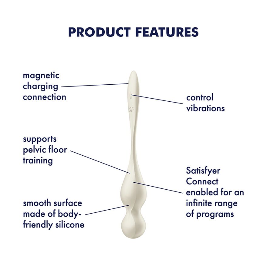   Satisfyer Love Birds 1 Connect App White, 12  