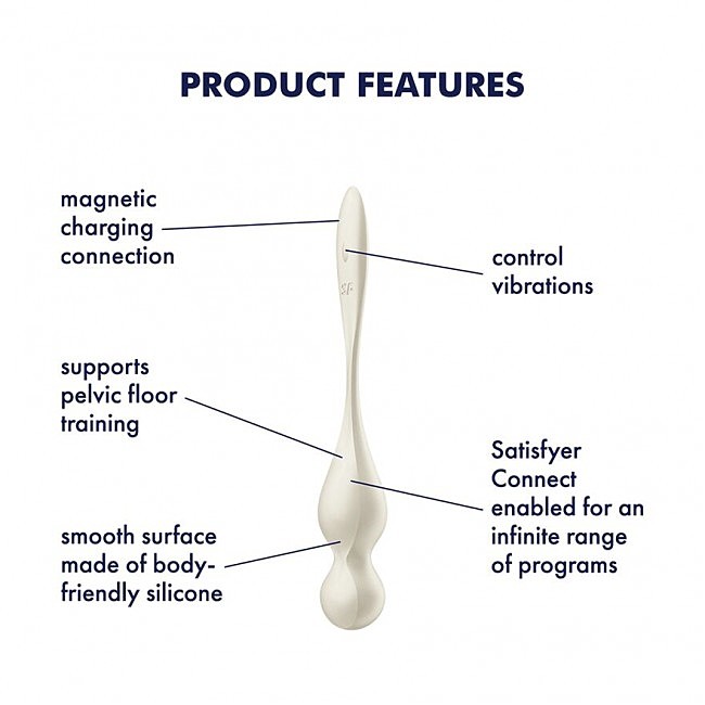   Satisfyer Love Birds 1 Connect App White, 12  