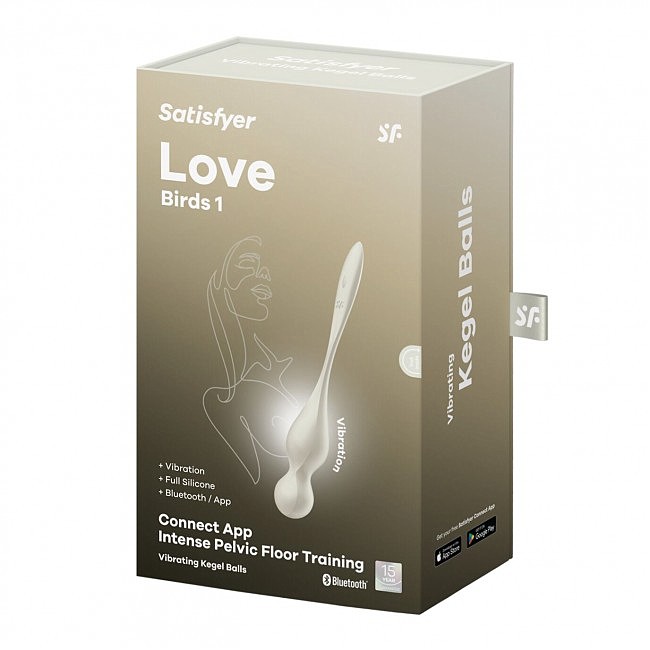   Satisfyer Love Birds 1 Connect App White, 12  