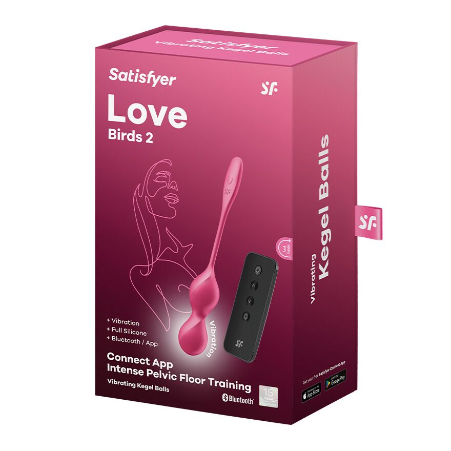  -   Satisfyer Love Birds 2 Connect App Red,  +  