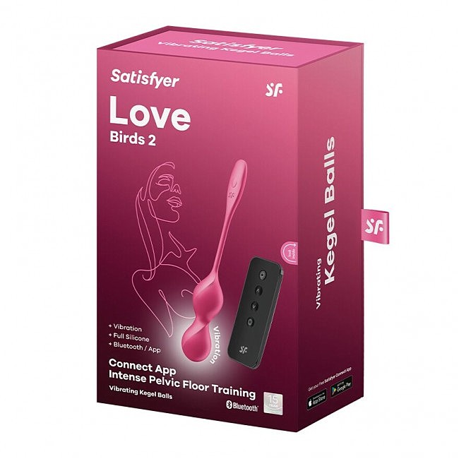  -   Satisfyer Love Birds 2 Connect App Red,  +  