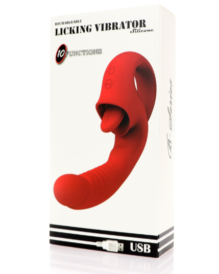       Rechargeable Licking Vibrator USB 10 Functions
