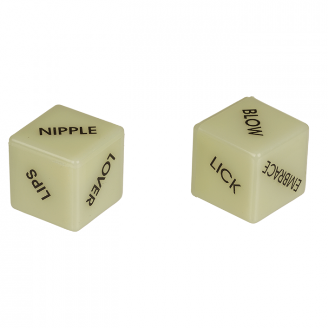   Love Dice Glow In The Dark, 2 