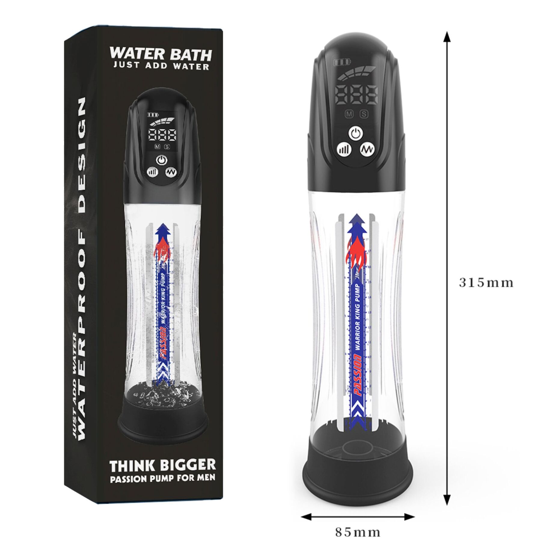   21 (/) Men Powerup Water Bath  LED 