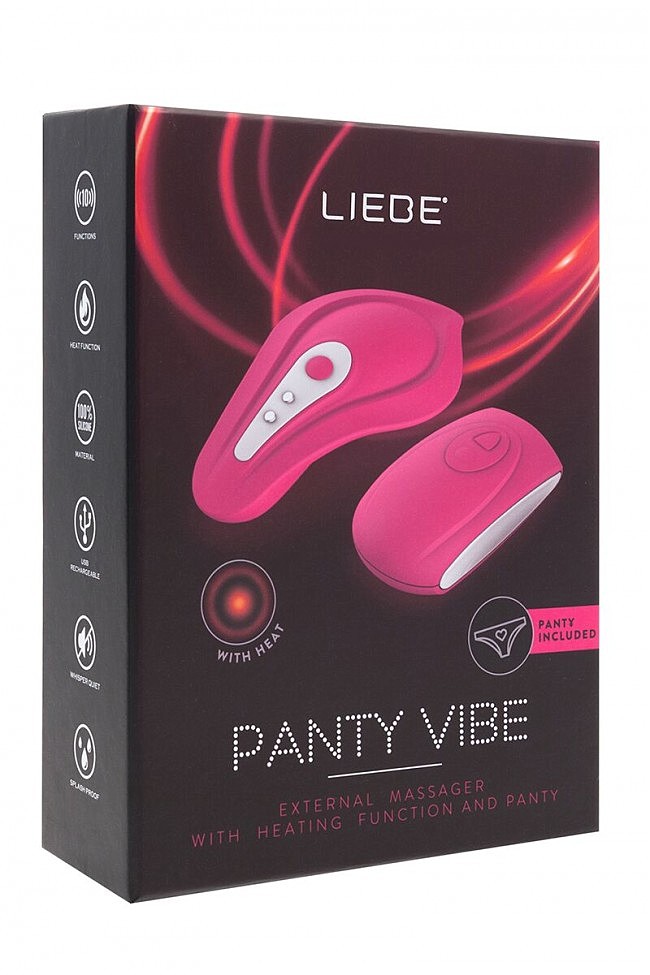    Liebe Panty Vibe Recargable Cerise,   39 C, ,   