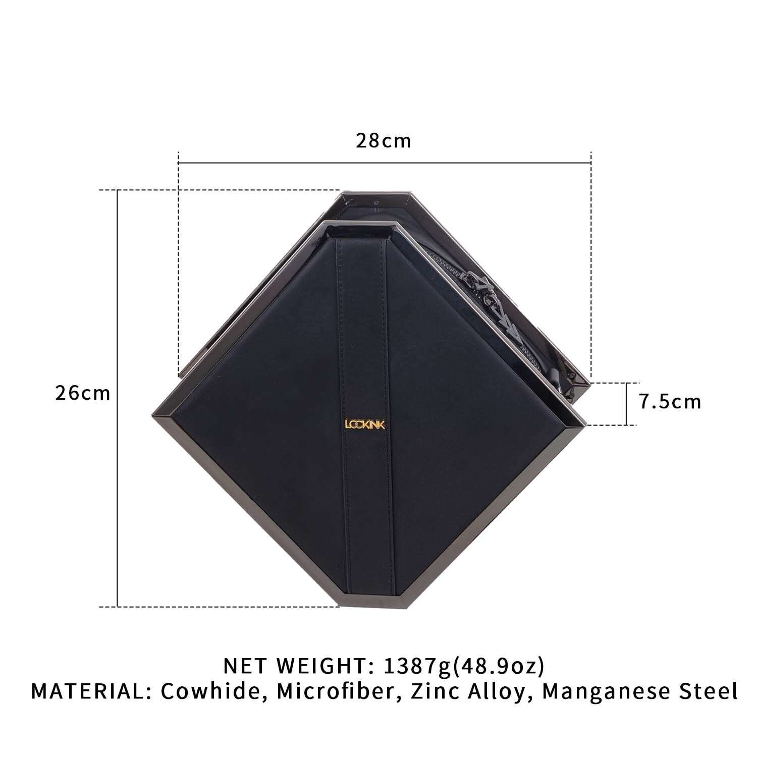  LOCKINK Mysterious Square Kink Bag