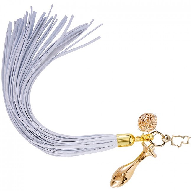      LOCKINK SEVANDA White Pony-Tail Anal Rose-shape Plug