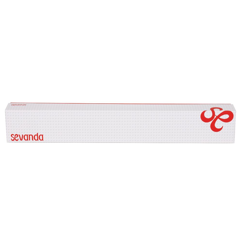  LOCKINK SEVANDA Red & Black Braided Tail Flogger