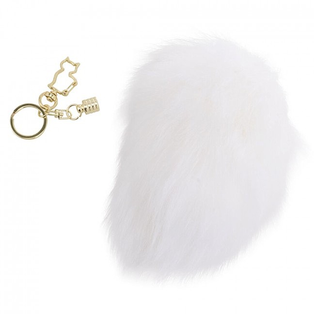      LOCKINK SEVANDA White Bunny-Tail Anal Pear-shape Plug