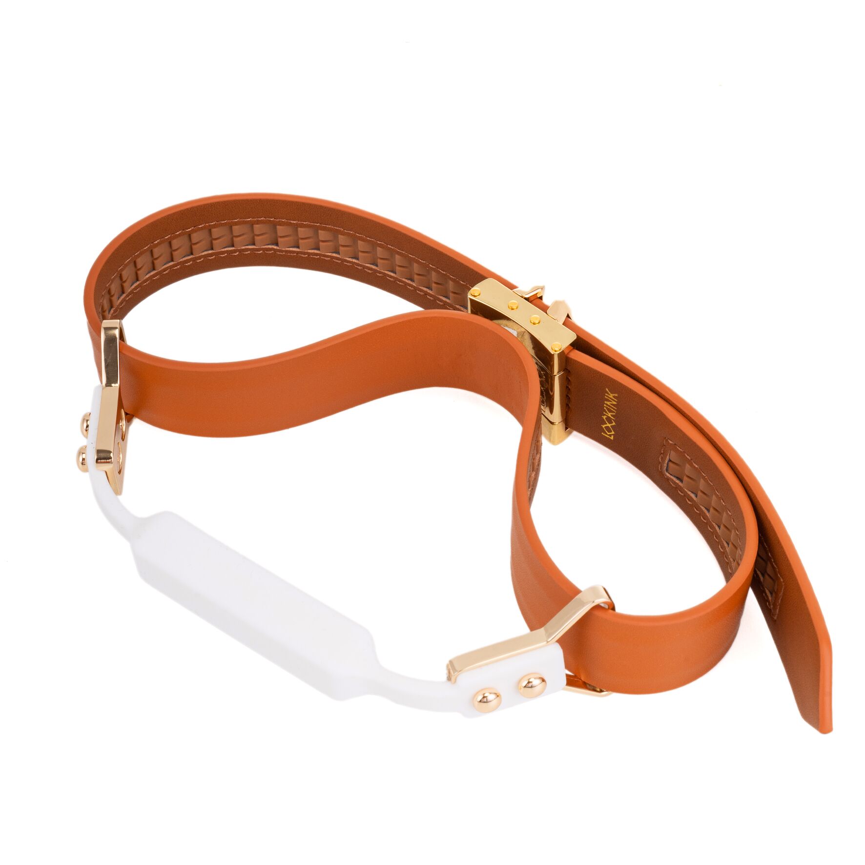    2-  LOCKINK Ball-Gag & Gag-bite Set — Brown