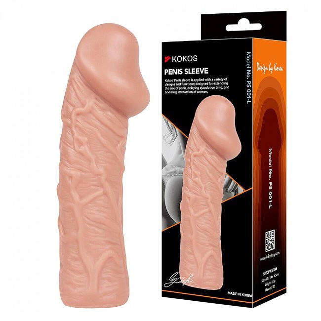    Kokos Penis Sleeve PS 001 L, 15  5,4 