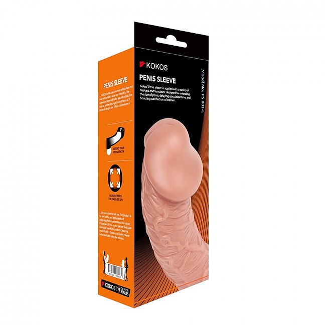    Kokos Penis Sleeve PS 001 L, 15  5,4 