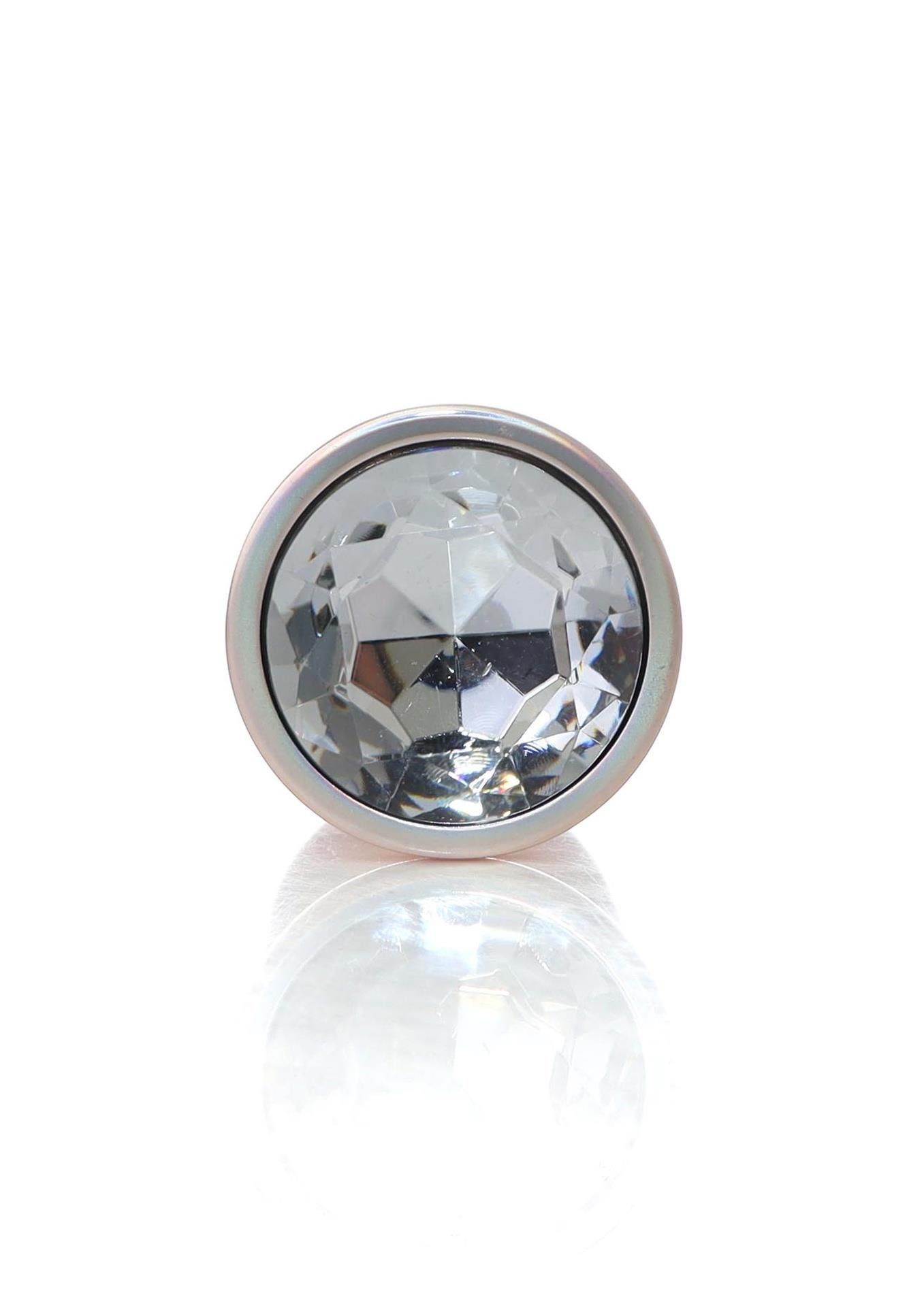     Jewellery Pearl Gold Plug Clear L, , 9  3,8 