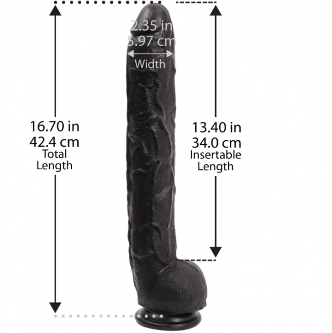  Doc Johnson Dick Rambone Cock Black,  6 ,  42 ,  