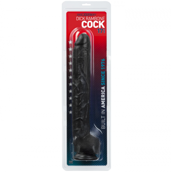  Doc Johnson Dick Rambone Cock Black,  6 ,  42 , ,  