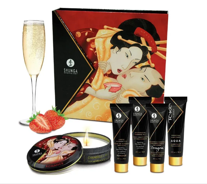   Shunga Geisha Secrets  Sparkling Strawberry Wine:    