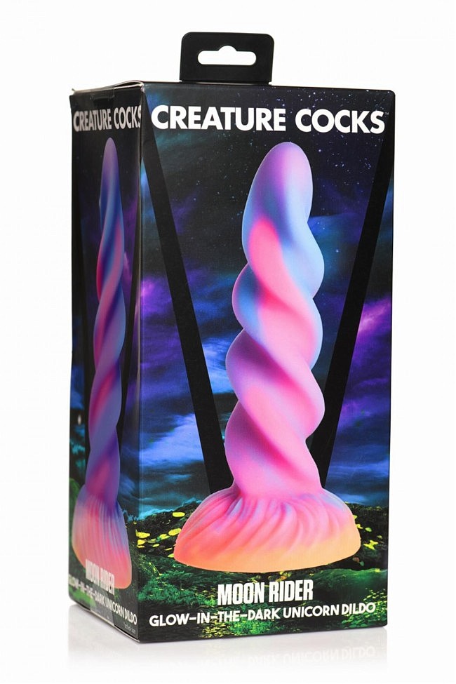   Creature Cocks Glow-in-the-Dark Unicorn Dildo