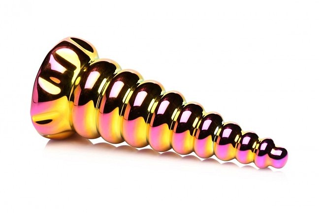   Creature Cocks Twilight Rainbow Glass Dildo