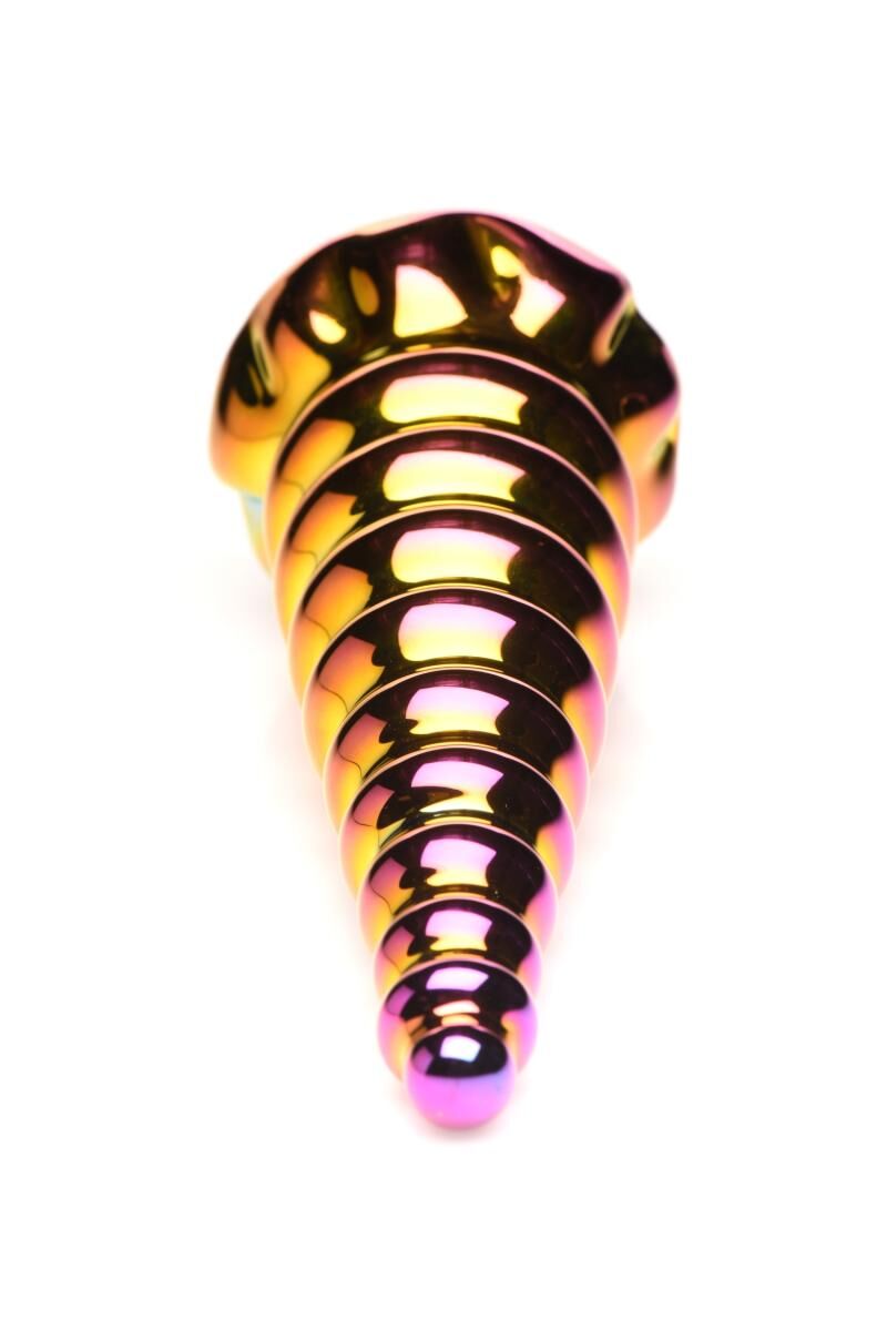   Creature Cocks Twilight Rainbow Glass Dildo
